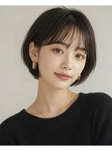 ショートボブ髪型20代30代40代50代前髪あり前髪なし面長丸顔越谷