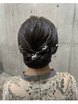 エヌアンドエー 草加店(N&A) 艶やかにまとまる上品な和装ヘアセット