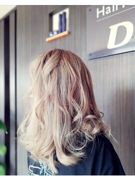 ヘアーメイク ドット(HairMakeDOT) ハイライト　ピンクベージュ