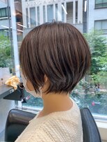 モードケイズトウキョウ 銀座店(MODEK'S TOKYO)&nbsp;レイヤーカット/顔周り/前髪カット/ショート/ボブ/ボブレイヤー