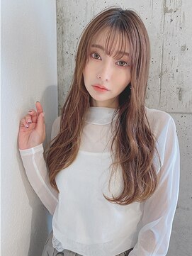 ルービック バランス 天王寺(Rubik's×Balance) 韓国ヘア・レイヤーカット/透明感ショコラベージュ