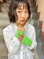 イイナヘアガレージ(117)&nbsp;【117hairgarage】抜け感_無造作パーマボブ♪