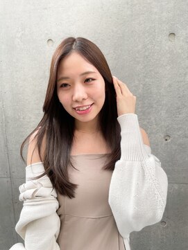 レスピア 銀座中央通り店(Respia) 大人可愛いブラウン艶カラー【銀座/有楽町】30代40代50代