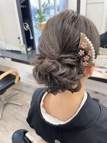 フレンズ 平岡店(friend's) 【札幌 着付け 留袖 ヘアセット 50代 結婚式 】fujiya