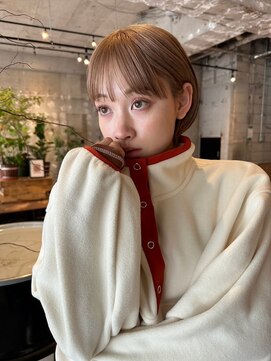 ムード タテマチ(mood tatemachi) 透明感ミルクティー/ワイドバング