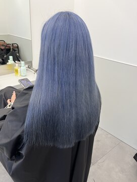 ゴウトゥデイシェアサロン 町田店(GO TODAY SHAiRE SALON) アイスブルー【町田/ハイトーンカラー/ブリーチカラー】