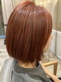 クラシコ ヘアー(CLASSICO hair)&nbsp;ブリーチオンカラーでオレンジ☆
