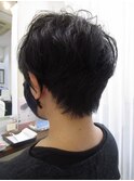 クセ毛を活かしたベリーショート 似合わせカット