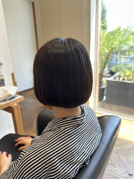リシェールグリーン 越谷花田店(RICHAIR GREEN) デザインカラー/レイヤーカット/ウェットヘア/オリーブベージュ