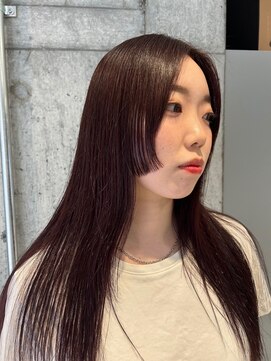 アース 高円寺店(HAIR & MAKE EARTH) ロング×姫カット♪  【@mppp_32485】