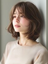 アルトリスト(Altruist Aging×HAIR&SPA)&nbsp;★ダークアッシュ大人ガーリーボブ着物ミディアムレイヤーカット