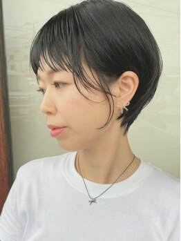 ヘアーメイク グレース ヴィヴィ(HAIR MAKE GRACE ViVi)の写真/《女性目線×ハイセンスな技術》で創る美フォルムカットで360度キマル☆丸みを帯びたショートスタイルが◎