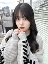 ミミバイカシュカシュ(mimi by cache cache)&nbsp;シースルー前髪透明感グレージュカラー