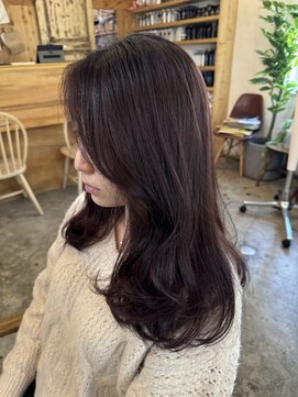 ウィークエンド(WEEKEND) ブリーチなしダブルカラー+カット+トリートメント【￥13800】