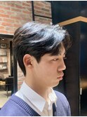 韓国風センターパート/フェザーショート/カルマヘア