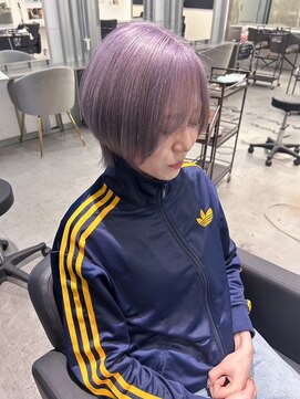 キング 高槻(K!ng) 縮毛矯正髪質改善ハイライトレイヤーカット枚方美容室エクステ