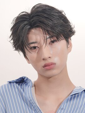 メンズヘアセンス 渋谷(MEN'S HAIR SENSE) フェザーショートコンマバング