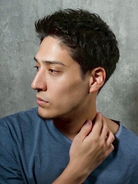 プレミアムバーバー 表参道店(PREMIUM BARBER produce by HIRO GINZA) ショートピンパーマ