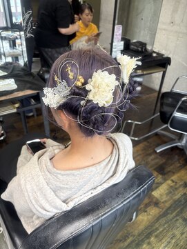 ガルボ ヘアー(garbo hair) ブリーチ 10代 20代 よさこい よさこいセット ツインアレンジ