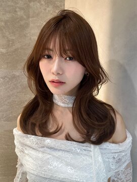 ロンド ルージュ 銀座店(Lond rouge) 簡単スタイリングヘアセンターパートゆるふわロングハイレイヤー