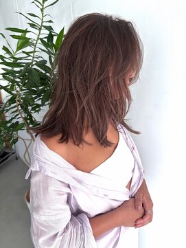 ロヌ(RONU) ミディアムレイヤー・グレージュ