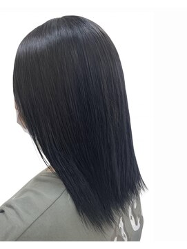 ヘア ポジション HAIR Position 本荘店 縮毛矯正ブルーブラック