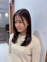 レナークソワン(LENAHC SOIN)&nbsp;小顔に見せるフロントレイヤースタイル/仙台