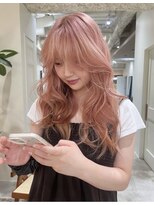 ハーパーズ 渋谷(harpers)&nbsp;ピンクベージュナチュラルレイヤーカット