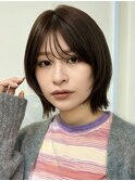 レイヤーボブ/顔まわりレイヤーカット/似合わせカット/20代30代