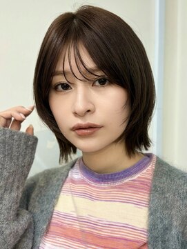 ガーデン 銀座(GARDEN) レイヤーボブ/顔まわりレイヤーカット/似合わせカット/20代30代