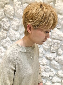 モアナ バイ ヘッドライト大宮店(Moana by HEADLIGHT) Moana【大宮】#ブリーチ#ハイトーン#ハンサムショート