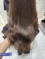 ジーナ 吉塚(Zina) 柔らかキャラメルブラウン【福田れん】吉塚美容室 博多 髪質改善