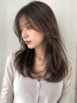 ヘアメイク ミチ 富田店(HAIRMAKE MICHI)&nbsp;【MICHI 富田店　古作蓮】セミディレイヤー シースルーバング
