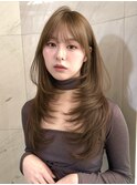 20代30代ショートボブレイヤーカットブリーチなしダブルカラー