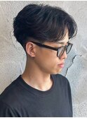 MEN’S/リバースセンターパート/ニュアンスパーマ/群馬高崎