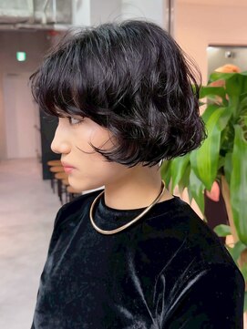 アイティー バイ アルバム 中野店(IT by ALBUM) パーマミディアムウルフブラウン_ba590641