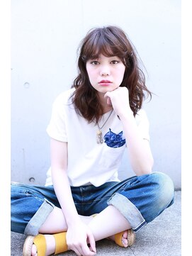 ラべリー 池袋(LOVELEY) ゆるふわナチュラルブラウン　ヘアカラー　【池袋】