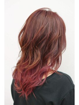 フルブルーム(fullbloom) [西八王子/full bloom]インナーカラーのピンクグラデーション