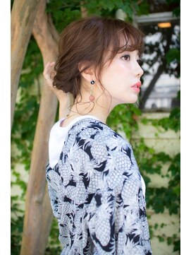 ロンドアベニール 北千住(Lond avenir) 【Lond avenir本田奈穂美】こなれ感☆小顔ルーズなアレンジヘア