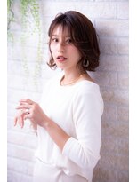 ヘアーアートシフォン 池袋西口店(Hair art chiffon)&nbsp;厚めバング似合わせカット丸みショートスパイラルインナーカラー