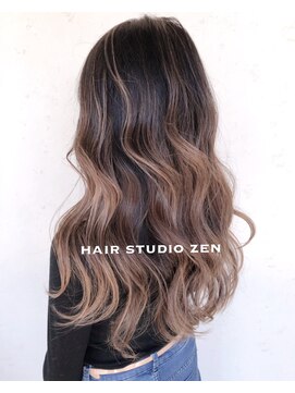 ヘアースタジオゼン アドバンス(hair studio Zen advance) ハイライトグラデーション