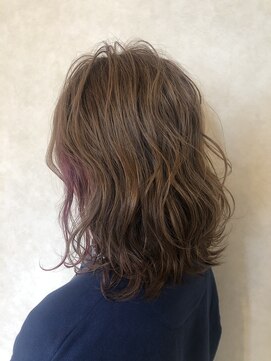 コバコ(Cobaco) インナーカラー×ピンク