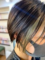 マリアバイアフロート(Maria by AFLOAT) 【添田】大人かわいいインナーカラー前髪ハイライトミルクティー