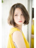 小顔ひし形ボブ