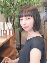 ムク(muku)&nbsp;切りっぱなしボブ×ワイドバング