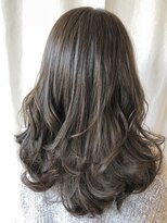 デイジー インデックスヘア 大島店(DAISY index hair) ココアブラウン×フリンジウェーブ メルティカラー エッジパーマ