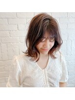 ヘアーアンドエステティック アイビジン 四日市店(Hair&Esthetic I BiJiN) エアリーカールでほどける透け感