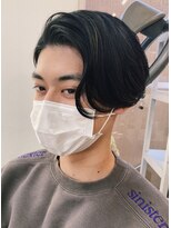 バイフィフス 原宿/表参道(by fifth)&nbsp;センターパート/サイドパート/メンズミディアムニュアンスパーマ