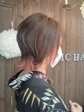 プラスティック プラスヘアーサロン(PLUSTIC +hair salon) ウルフインナーカラー