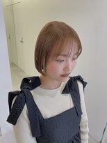 ローウェ 二子玉川(Louwe) ミルクティーベージュ×ボブ